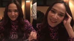 "ไฮโซพก" ควง "อั้ม พัชราภา" ดินเนอร์หวานฉลองครบรอบ 1 ปี อัดคลิปแลกความในใจ