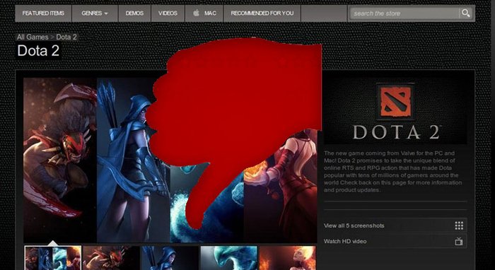 Dota 2 ซวย! โดนรุมกดติดลบ เพราะ Valve ไม่ยอมทำ Half-Life 3
