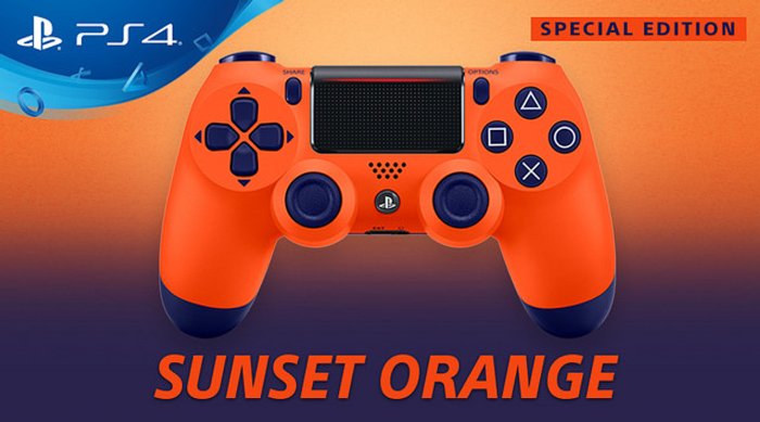 Sony เปิดตัวจอยเกม Dualshock 4 สีส้มสดใส