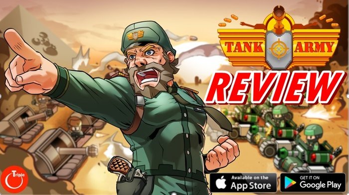 รีวิวเกม Tank Army เกมรถถังระบบสัมผัสฝีมือคนไทย ios android