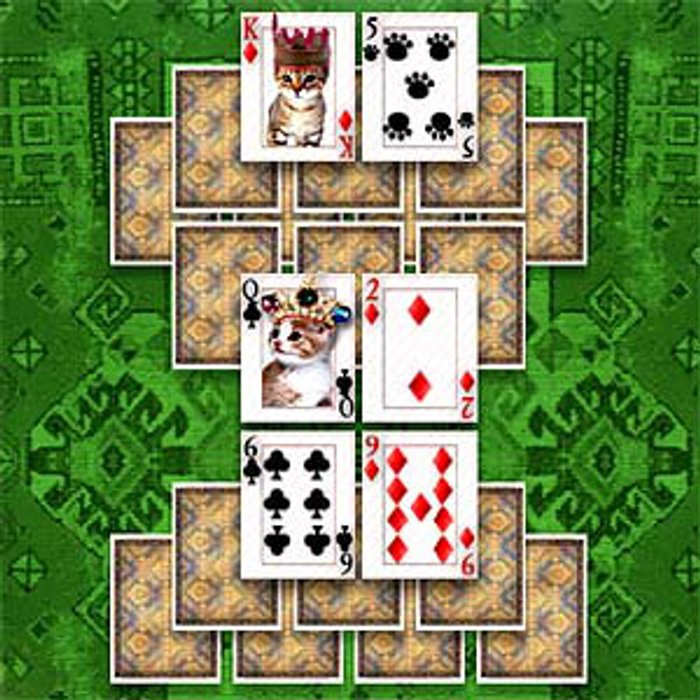 kitten solitaire