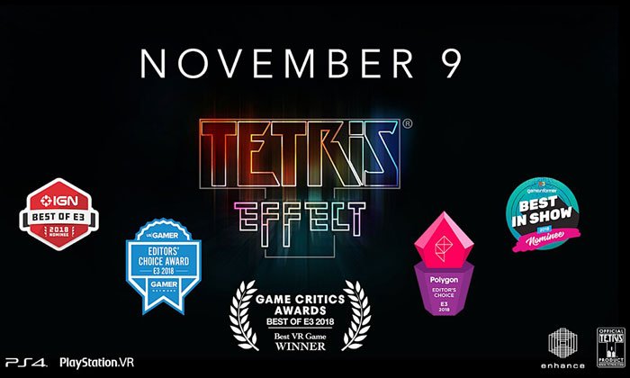 Tetris Effect เกมต่อบล็อคฉบับ VR ของ PS4 เตรียมวางจำหน่ายในไทย 9 พฤศจิกายน ศกนี้