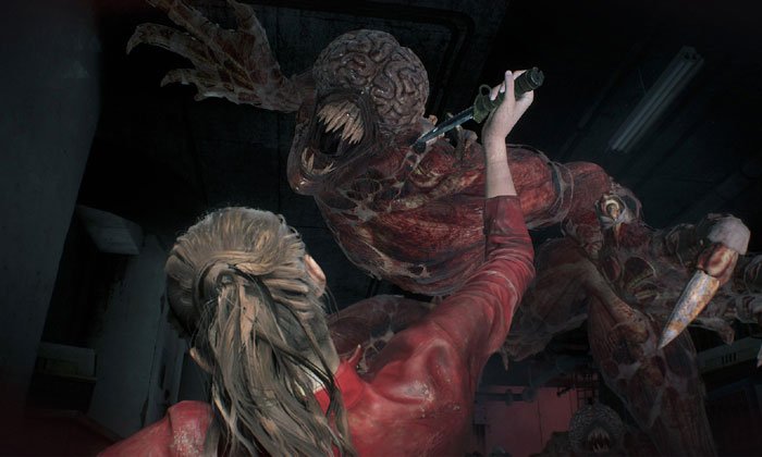 สยองไปกับเจ้าลิ้นยาว Licker ในคลิปเกมเพลย์ใหม่ของ Resident Evil 2 Remake