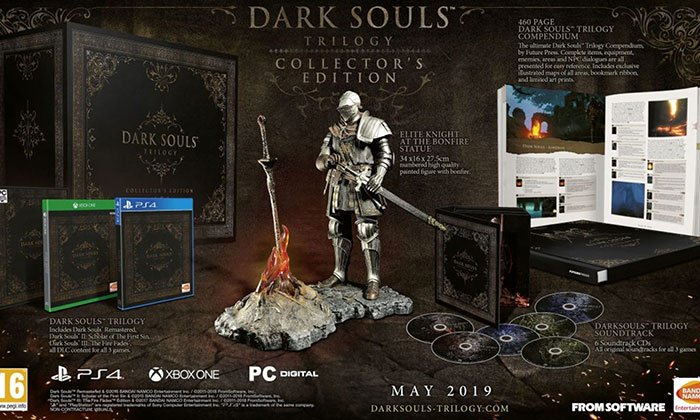 Bandai Namco เปิดตัวชุดสะสม Dark Souls Trilogy Collectors Edition