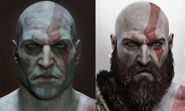 ไว้หนวดดีกว่า! ลองดูภาพ Kratos ตอนโกนหนวด หลอนสุดๆ