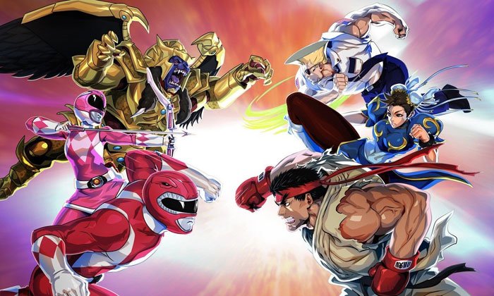 Power Rangers ปะทะกับ Street Fighter ในเกม Power Rangers Legacy Wars