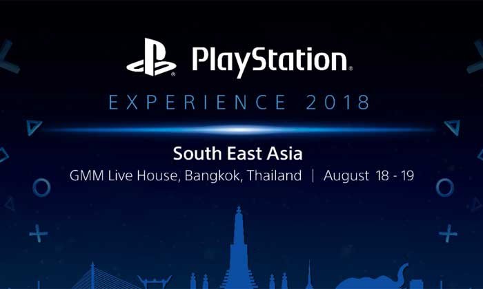 รายละเอียดตั๋วเข้าชมงาน PlayStation Experience 2018
