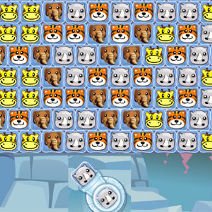 เกมส์จับคู่สัตว์แช่แข็ง