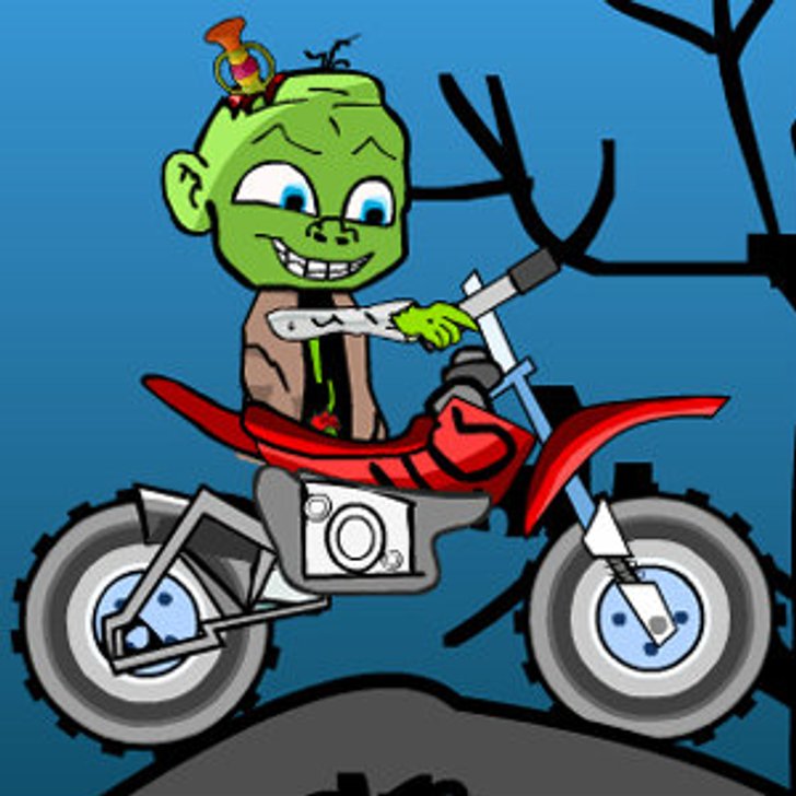 zombie baby biker
