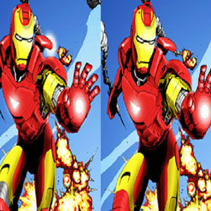 เกมส์จับผิดภาพ Avengers Spot Difference