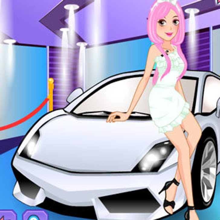 เกมส์แต่งตัวสาวสวย ออกไปซิ่งรถ