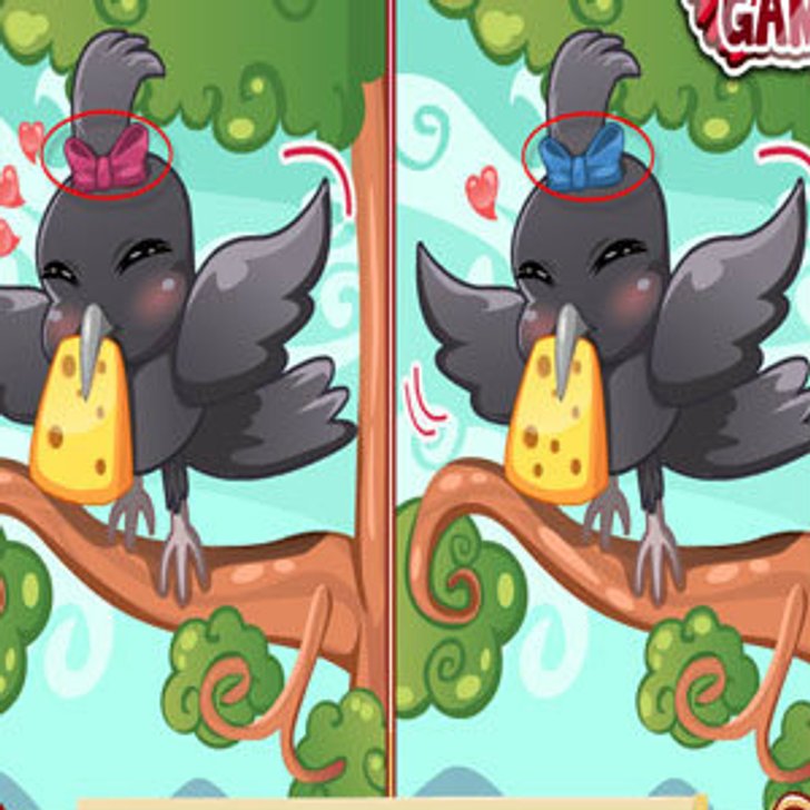 เกมส์จับผิดภาพเหมือน สัตว์ป่าแสนน่ารัก