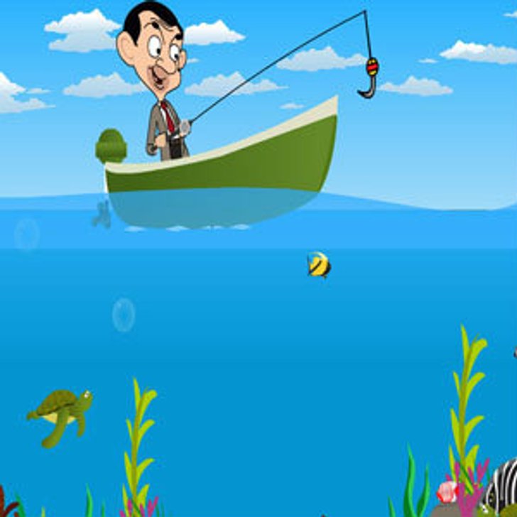 เกมส์ตกปลา Mr bean Fishing