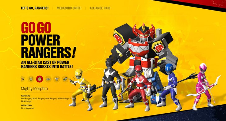 Power Rangers All Stars ขบวนการ 5 ส พร อมออกรบบนม อถ อแล วว นน