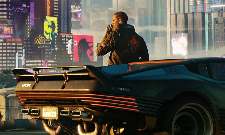 ตัวอย่างการแต่งตัวหลากสไตล์และการขับขี่ยานพาหนะใน Cyberpunk 2077
