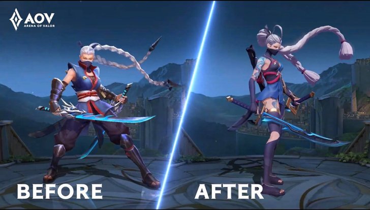 RoV : ปรับ Airi พุ่ง 4 ครั้ง !! สวยซ่าล่าสังหารด้วยดาบมังกร True Damage ...