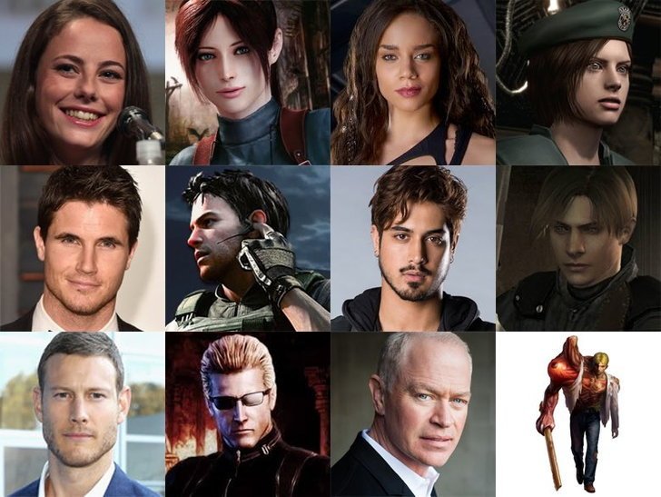 Cast Resident Evil Welcome To Raccoon City