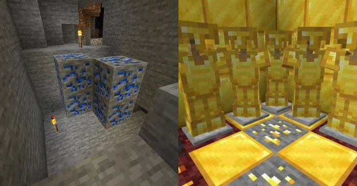 Minecraft แพทช์ 1.18 แร่ต่าง ๆ ถูกย้ายไปไหนบ้าง มาดูกัน!