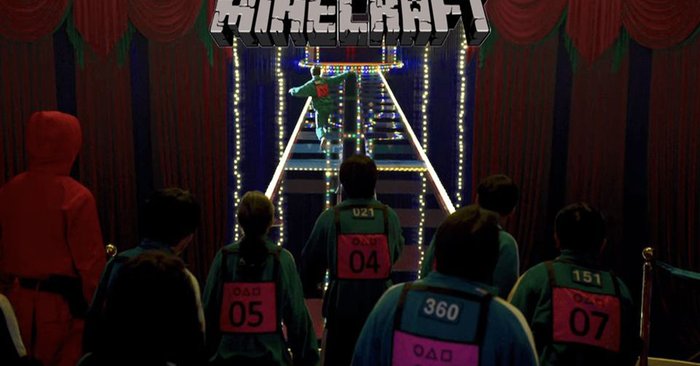 แฟนสร้างเกมสะพานกระจกจาก Squid Game ใน Minecraft