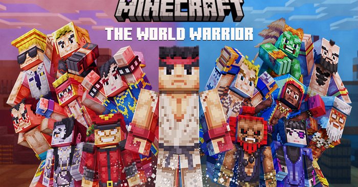 Minecraft เผย DLC 35 สกินนักสู้ข้างถนน สตรีทไฟเตอร์