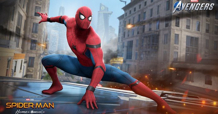 Marvel’s Avengers เพิ่มชุด Spider-Man จากภาค Homecoming
