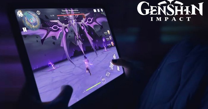Genshin impact บรรเจิด !! เมื่อโฆษณา iPad จัดทีมไฟฟ้า ไปซัดบอสไฟฟ้า