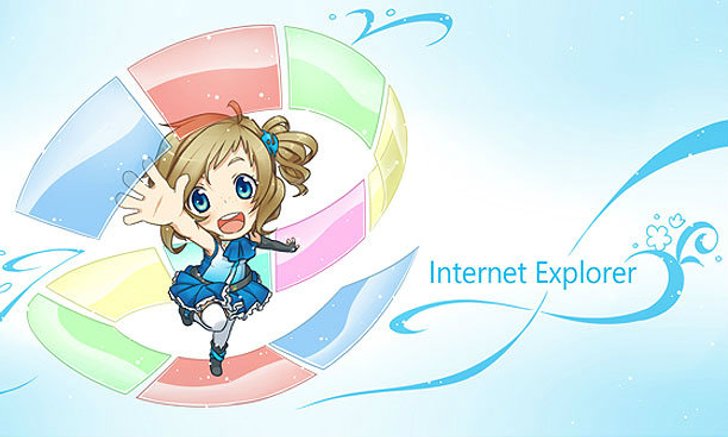 Internet Explorer กลายร่างเป็นสาวน้อยเวทมนตร์