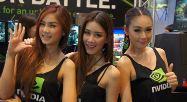 พริตตี้สวยๆ คอสเพลย์งามๆ ในงาน TGX 2012