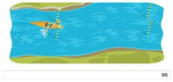 เกาะติด Google Olympic ไปกับเกมพายเรือแคนูสลาลอม