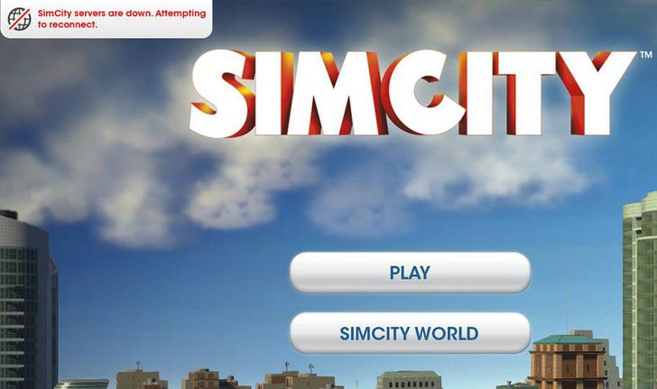 คนเล่น Simcity เซ็ง!  เซิร์ฟเวอร์ล่ม เข้าเล่นเกมไม่ได้
