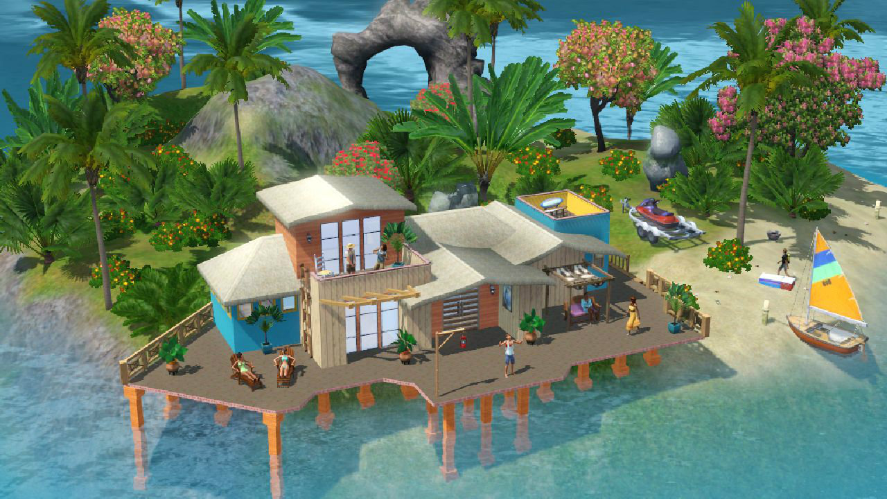 เกมส์ Sims 3 Island Paradise