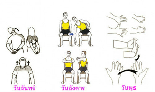 รวม 5 ท่า บริหารกาย แก้ปวดเมื่อยจากการใช้คอม