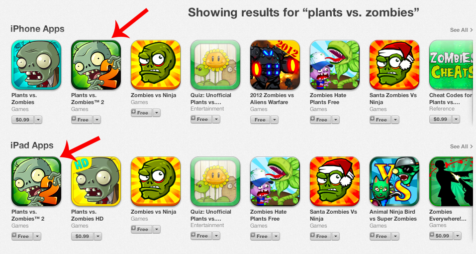 เกมส์ Plants vs. Zombies 2