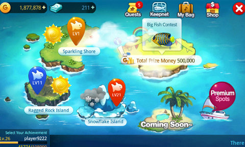 เกมส์ Fish Island