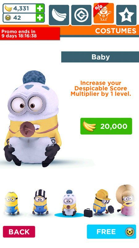เกมส์ Minion Rush