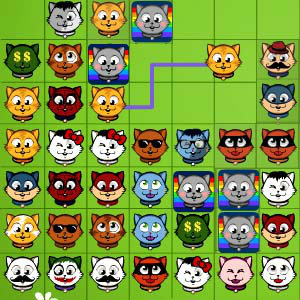 เกมส์อาเขต เกมส์จับคู่แมวเหมียว