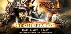 ข่าวด่วน! Kingdom Under Fire II เซิร์ฟ SEA ประกาศ CBT แล้ว!!
