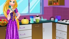 เกมส์ทำความสะอาด Rapunzel Messy Kitchen Cleaning