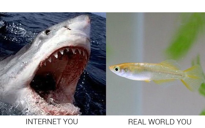 Internet You Vs. the Real You