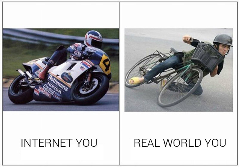 Internet You Vs. the Real You