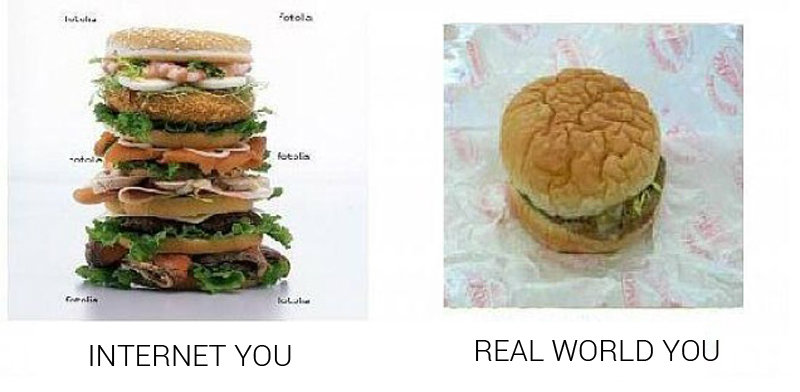 Internet You Vs. the Real You