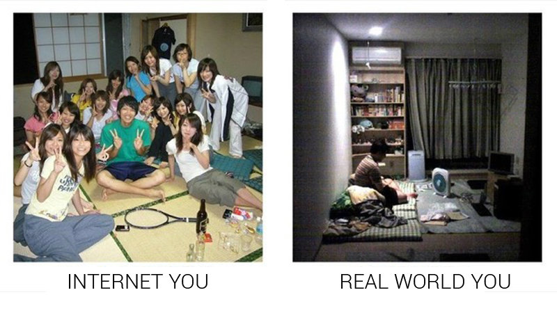 Internet You Vs. the Real You