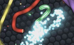 Slitherio เกมหนอนกินจุลินทรีย์ ที่เล่นแล้วหยุดไม่ได้