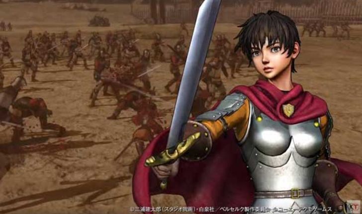 Berserk ตัวอย่างเกมเพลย์ของ Casca และ Judeau ,ภาพชุดใหม่