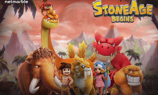 Netmarble เปิดตัวเกม Stone Age Begins จากเกมชื่อดังสู่มือถือ