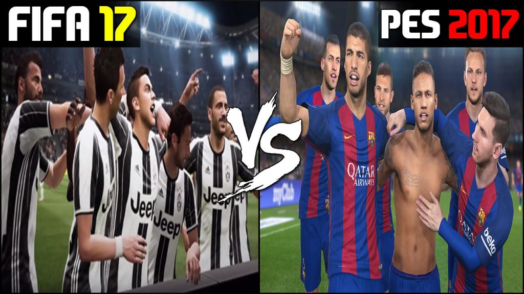 FIFA 17 vs PES 2017