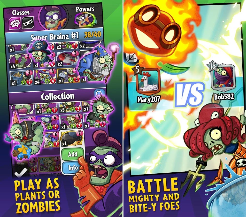 Plants vs. Zombies Heroes ศึกผักปะทะซอมบี้ระห่ำโลก