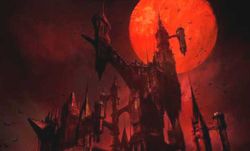 ภาพโปสเตอร์แรกของซีรี่ส์อนิเมชั่นเกม Castlevania ของ Netflix