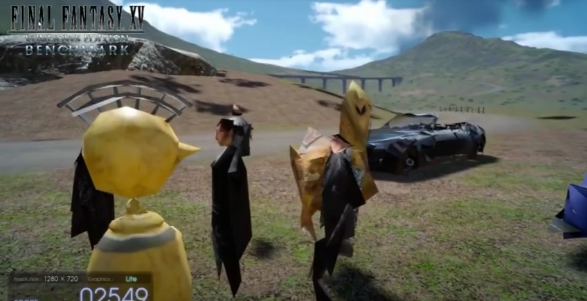 ชมการทดสอบเกม Final Fantasy 15 ด้วยกราฟิกระดับต่ำสุดๆ