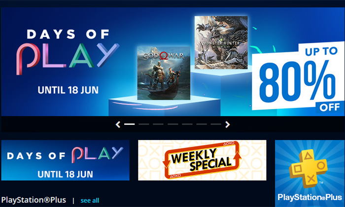 พบกับโปรโมชั่นพิเศษ “Days of Play” ทาง PS Store